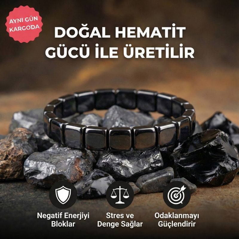 GRAVITAS™ Doğal Taşlı İrade Bilekliği